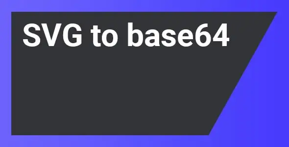 Конвертировать SVG в Base64